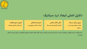 دلایل ایجاد درد سیاتیک