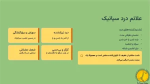 علائم درد سیاتیک