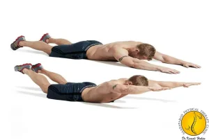 حرکت سوپرمن برای دیسک کمر و سیاتیک