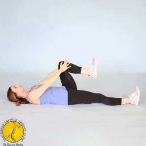 حرکت تک زانو به سینه برای دیسک کمر