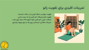 فیزیوتراپی زانو + نقش فیزیوتراپی - (5 روش درمان زانو درد) 4 تمرینات کلیدی برای تقویت زانو